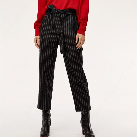 Wilfred Tie-Front Wool Pant - Picture 1 of 7